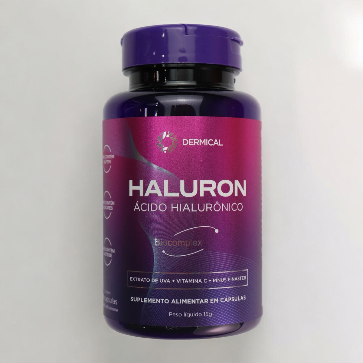 Haluron - Ácido Hialurônico Em Cápsulas - Contém 30 Cápsulas