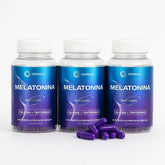 KIT 3 Melatonina - Suplemento Alimentar em Cápsulas - Contém 90 Cápsulas